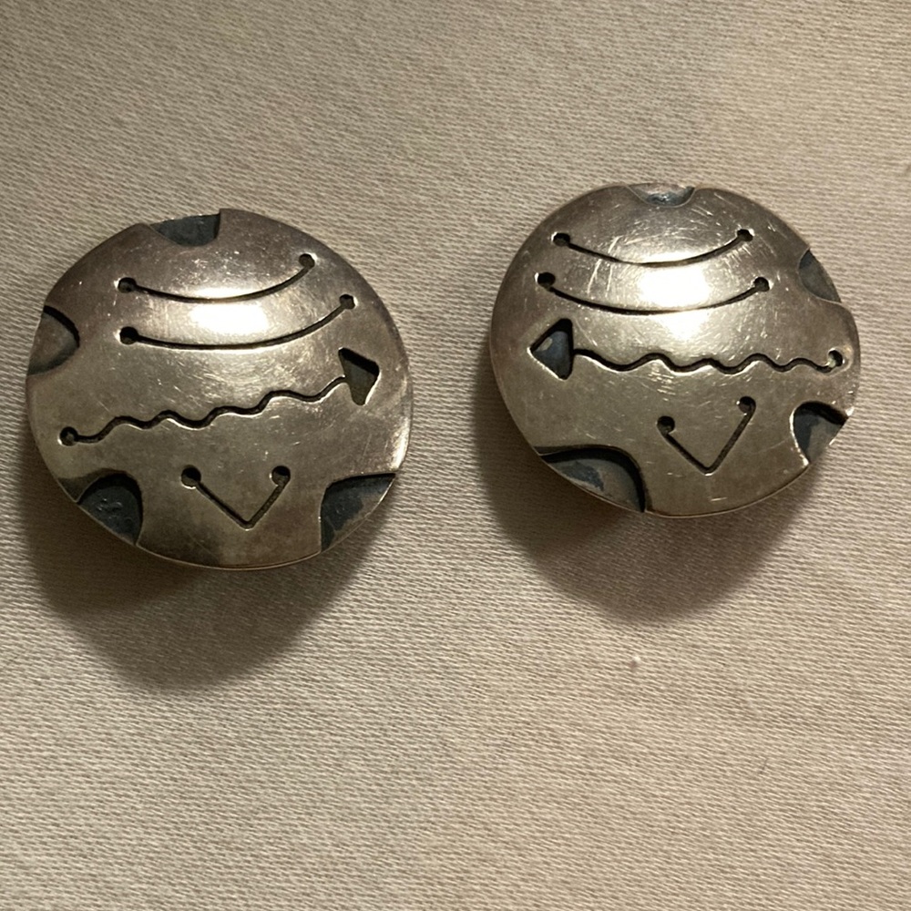 Vintage Sterling Silver Earrings